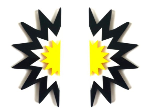 Acrylic sun-yellow