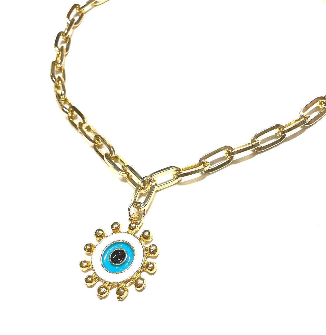 Chain with eye charm