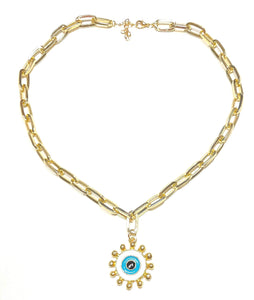 Chain with eye charm
