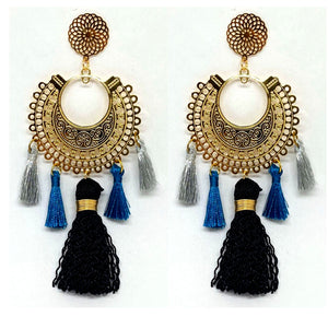 Circle Tassel-Black