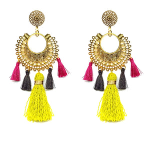 Circle Tassel-Green