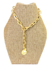 Load image into Gallery viewer, Coin and pearl necklace
