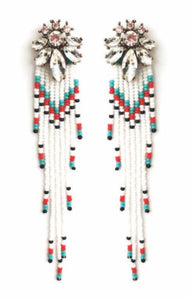 Colorful Beaded-White