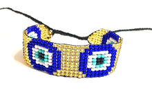 Load image into Gallery viewer, Circle eyes mostacilla bracelet
