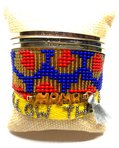 Thread bracelet we go high