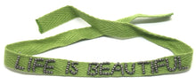 Load image into Gallery viewer, Thread bracelet life is beautiful
