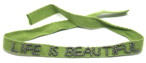 Thread bracelet life is beautiful